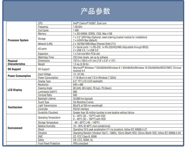 全新研華 嵌入式無(wú)風(fēng)扇工業(yè)平板電腦 無(wú)噪音低功耗 PPC-3060S