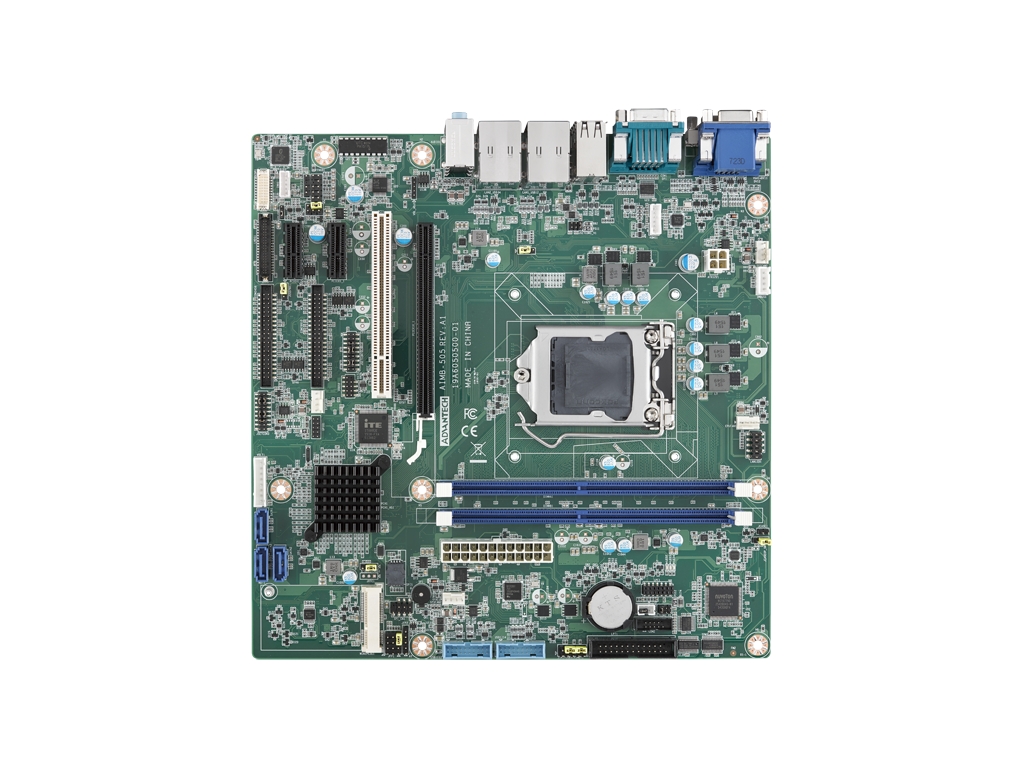 研華AIMB-505 micro ATX工業(yè)主板，支持Intel?第六代&第七代Xeon E3 / Core?i7 / i5 / i3 LGA1151 H310