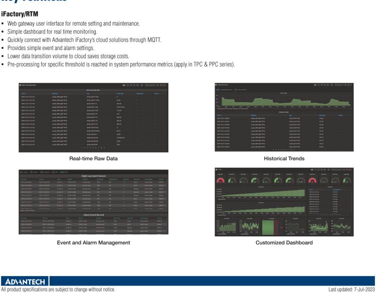 研華ESRP-CNC-UNO137 CNC Machine Monitoring Smart Box