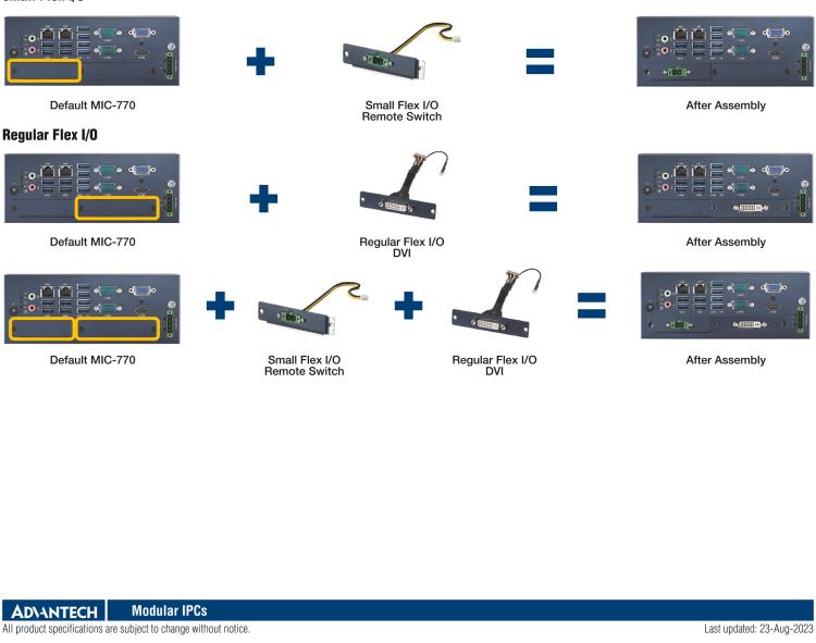 研華98R17500101 Regular Flex I/O for HDMI and Remote Switch