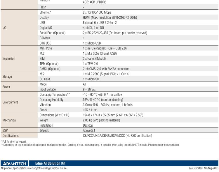 研華MIC-713-ON AI Platform Based on NVIDIA? Jetson Orin? Nano