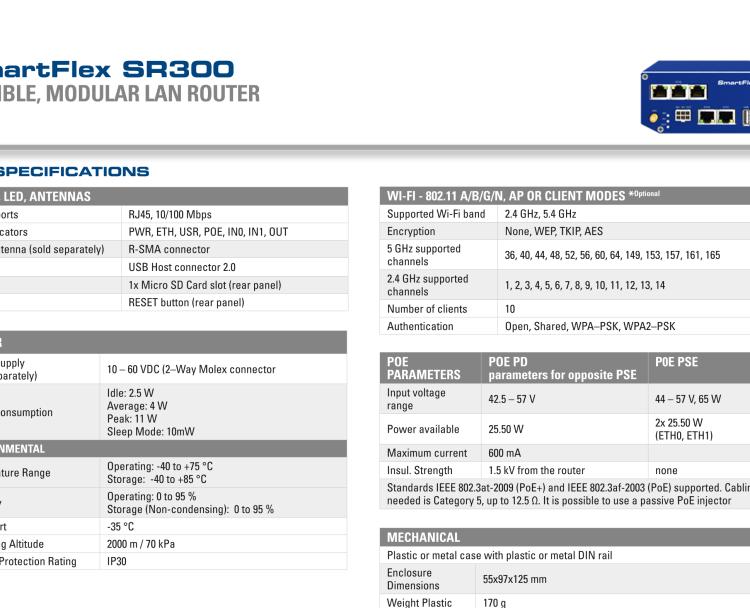 研華BB-SR30010125-SWH SmartFlex、5E、USB、2I/O、SD、W、SL、Acc、SWH