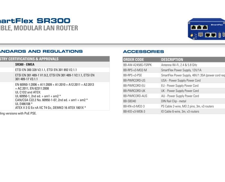 研華BB-SR30010125-SWH SmartFlex、5E、USB、2I/O、SD、W、SL、Acc、SWH