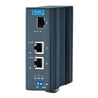 研華EKI-2742FPI 2GE PoE, SFP Injector ,IEEE802.3af/at, 48VDC, -40~75℃