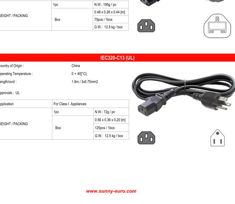 研華BB-PWRCORD-AUS Power Cord 1.8m with AUS plug