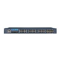 研華EKI-9228G-8CMI IEC61850-3 20GE + 8GE Combo L2 Managed Switch, 48DC