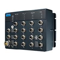 研華EKI-9516G-4GMX EN50155 Managed Ethernet Switch with 12GE, 24-110VDC