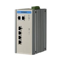 研華EKI-5624PI 4FE PoE and 2G Unmanaged Ethernet Switch, IEEE802.3af/at, E-Mark, 12V~24VDC, -40~75℃