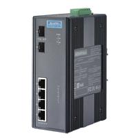 研華EKI-2726FHPI 4G+2 SFP W/ 4 IEEE 802.3 大功率寬溫 PoE 工業(yè)以太網(wǎng)交換機(jī)