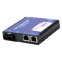 研華IMC-390-M1-PS Mini PoE+ Media Converter, 1000Mbps, Multimode 850nm, 550m, SC, AC adapter w/o power cord