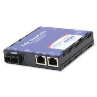 研華IMC-390-MM-PS Mini PoE+ Media Converter, 1000Mbps, Multimode 850nm, 550m, SC, AC adapter w/o power cord