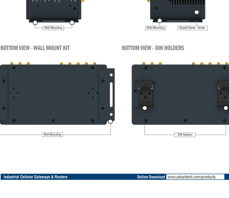 研華ICR-4453WS ICR-4400, EUROPE, NAM, 5x Ethernet, 1x RS232, 1x RS485, CAN, PoE PSE+, Wi-Fi, SFP, USB, SD, Without Accessories