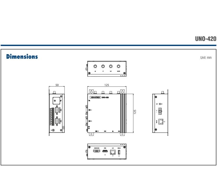 研華UNO-420 采用 Intel? Atom? E3815 的行業(yè)專(zhuān)用計(jì)算機(jī)