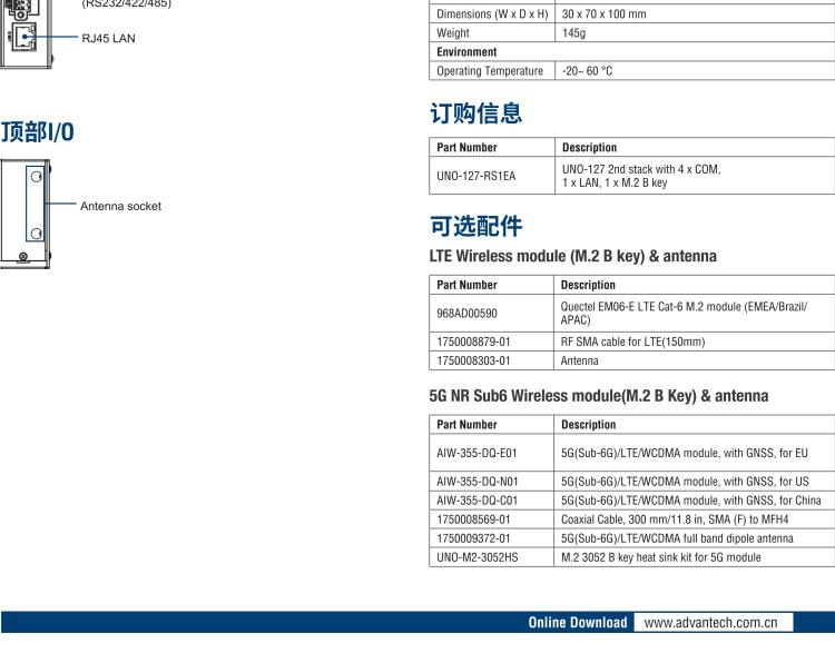 研華UNO-127 DIN導(dǎo)軌控制器，采用英特爾?Atom?x6413E 處理器