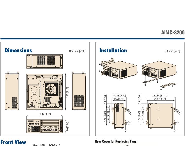 研華AiMC-3200 智能微型工控機，Intel Core i7/i5/i3 CPU,2 擴展槽，250W 80 Plus PSU