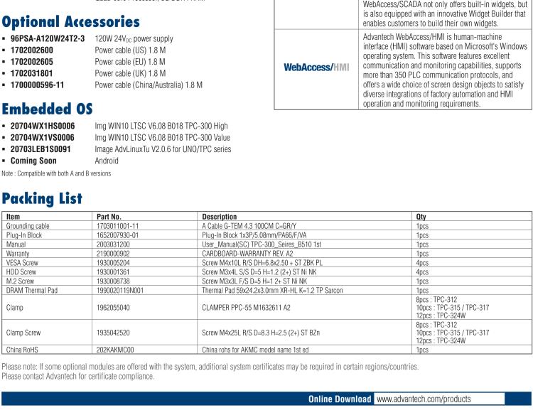 研華TPC-317 17" SXGA TFT LED LCD工業(yè)平板電腦，搭載第八代Intel?Core?i3/ i5/ i7處理器，內(nèi)置8G DDR4 RAM