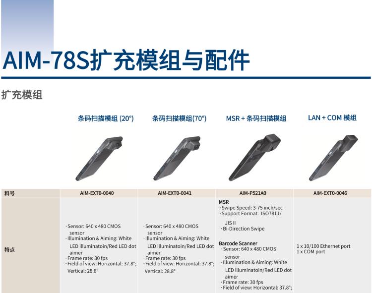 研華AIM-78S 10.1" 工業(yè)移動(dòng)手持平板電腦，搭載高通? 驍龍? 660 處理器, 安卓10操作系統(tǒng)