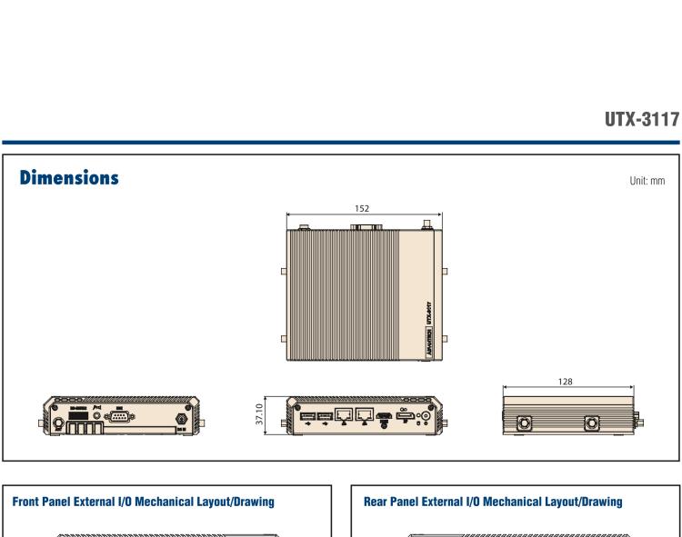 研華UTX-3117 低功耗，緊湊型，4G/WIFI/ BT/LoRa/NB IoT 物聯(lián)網(wǎng)邊緣智能網(wǎng)關