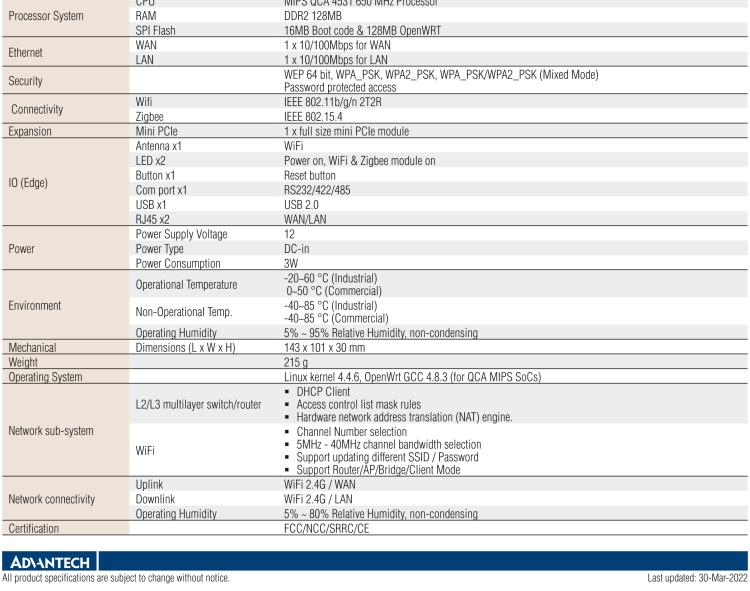 研華WISE-3240 研華EPD電子紙專用工業(yè)網(wǎng)關(guān)，以太網(wǎng)、 WIFI（AP）、Zigbee，專為智能城市、工業(yè)4.1應(yīng)用而設(shè)計。