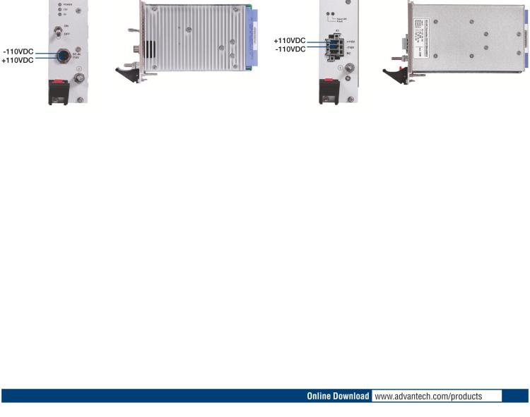 研華MIC-3956 3U CompactPCI DC110V input Power Supply Unit