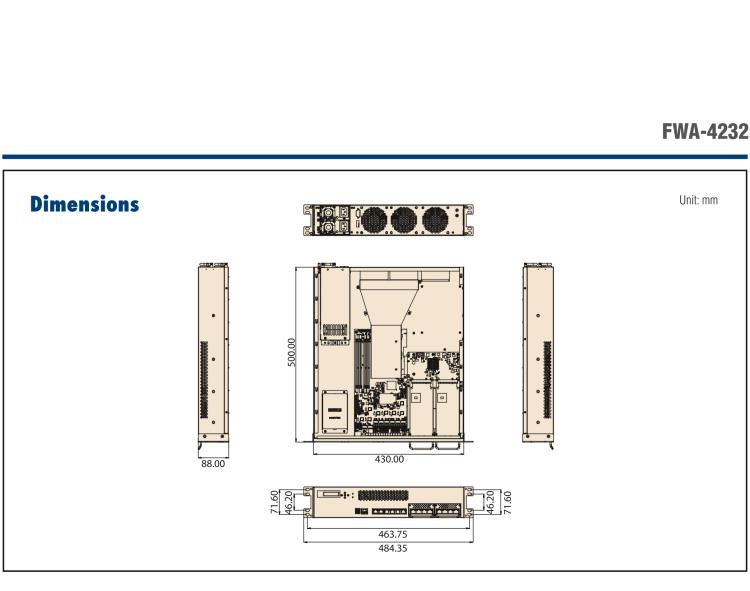 研華FWA-4232 基于Intel? Haswell XeonTM E3/CoreTM/ PentiumTM/CeleronTM系列處理器 2U機架式網(wǎng)絡(luò)應(yīng)用平臺