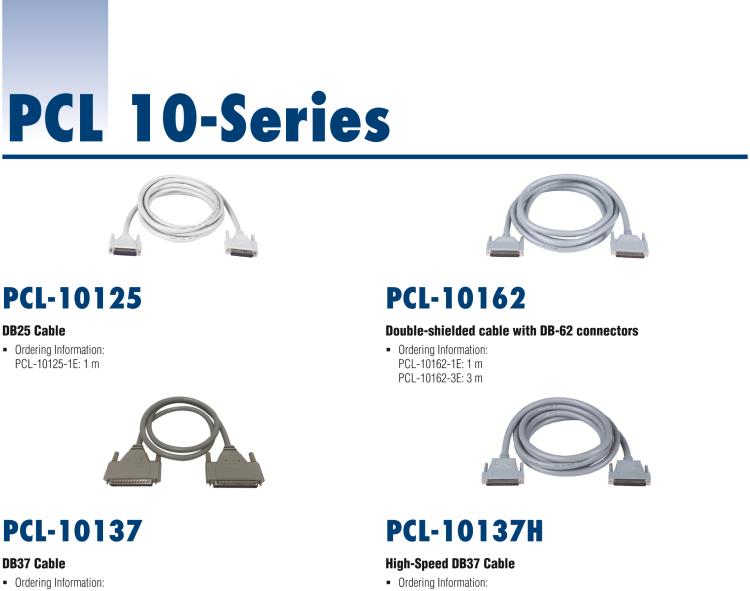 研華PCL-10125 3m DB-25屏蔽線(xiàn)纜