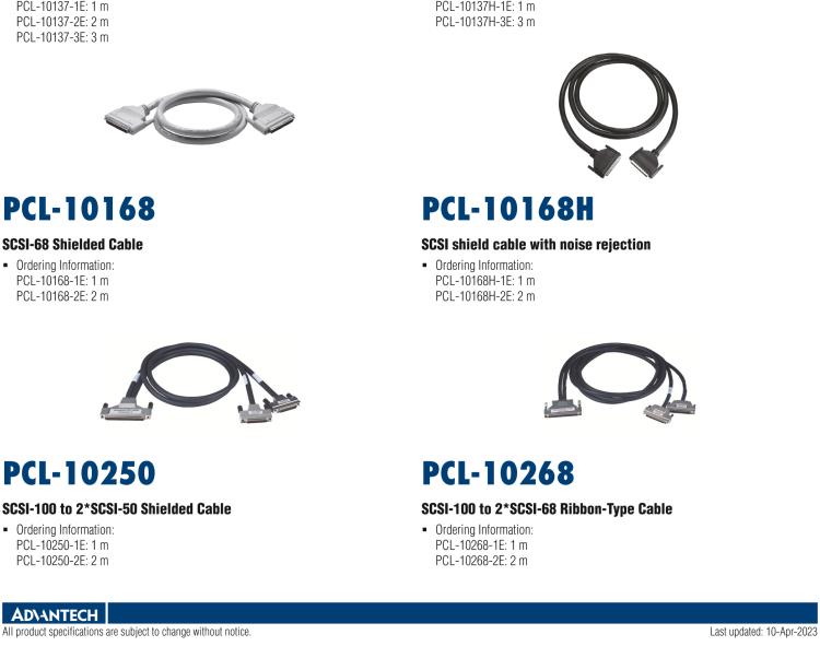 研華PCL-10125 3m DB-25屏蔽線(xiàn)纜