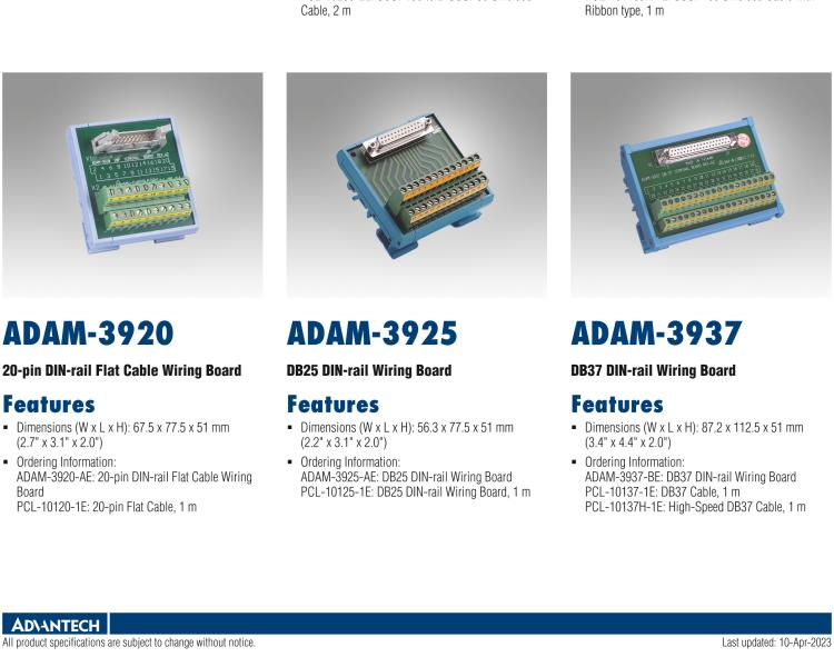 研華ADAM-39100 SCSI-100接線端子，DIN導(dǎo)軌支架