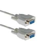 研華BB-232NM9FF6 RS-232 Serial Null Modem Cable, DB9F/DB9F, 1.8 m (6 ft)